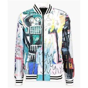 Members Only Jean Michel Basquiat Full Zip Jacket